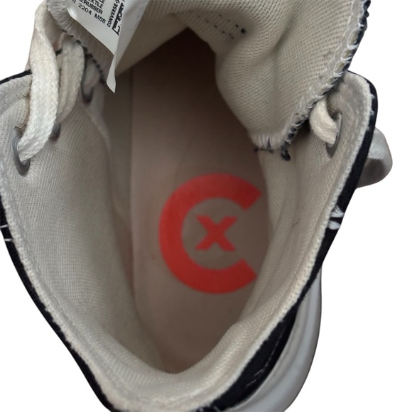 Converse Run Star Legacy Cx Future Comfort Black and White High-Top Sneakers - Picture 9 of 10